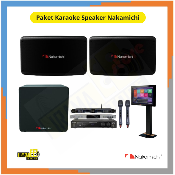 Paket Karaoke Speaker Nakamichi F1 - Lengkap